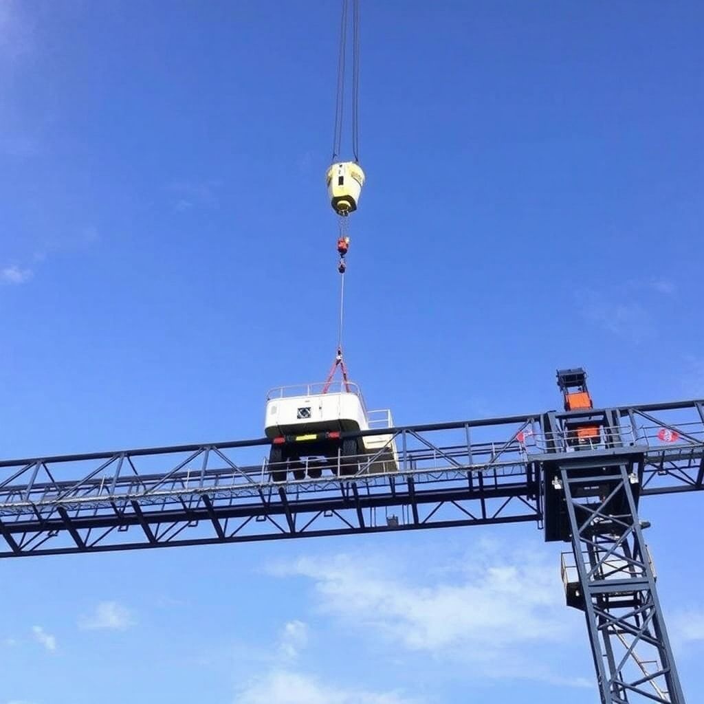 Установка кран балки Установка кран балки
