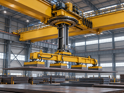 Кран с вращающейся тележкой 10 т